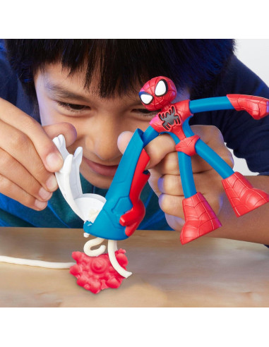 Play-Doh Spider-Man Thwip Squisher Set 10 cm con figura