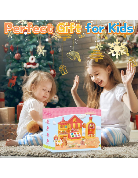 Set de Juguetes de Cocina Crelloci Tienda de Hamburguesas 69PCS