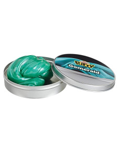 Play-Doh Masilla Verde Metálica Gemerald 90 g para Niños