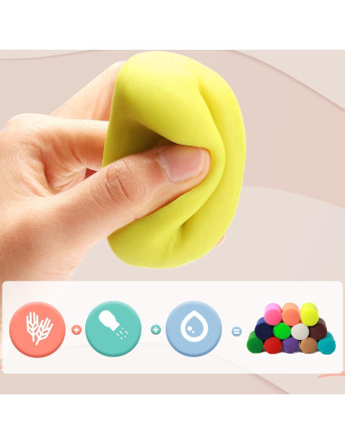 Juego de Masa de Color VConejo 14 Piezas Tema Planetas