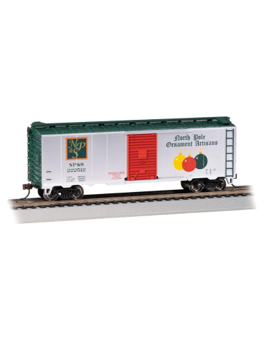 Vagón de Carga Bachmann 40' Adorno Polo Norte Escala HO