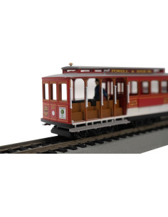 Teleférico Autopropulsado Bachmann ROJO y GRIS Escala HO 2