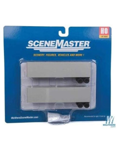 Remolque Seco Trailmobile Walthers 40' 2-Pack Detallado