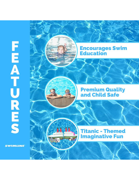 Juguete de Buceo Titanic Swimline - Barco Hundido y Tesoros