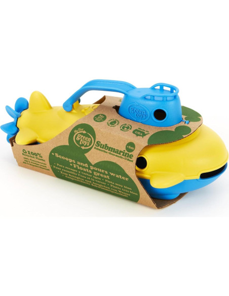 Submarino Green Toys Azul 26,67 cm - Juguete Acuático Seguro