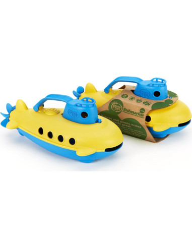 Submarino Green Toys Azul 26,67 cm - Juguete Acuático Seguro