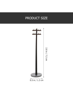 Postes Telefónicos Miniatura GANAZONO 6pcs 1:100 ABS 2