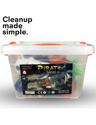 Juego de figuras de acción piratas Liberty Imports 8 piezas