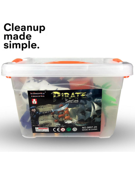 Juego de figuras de acción piratas Liberty Imports 8 piezas