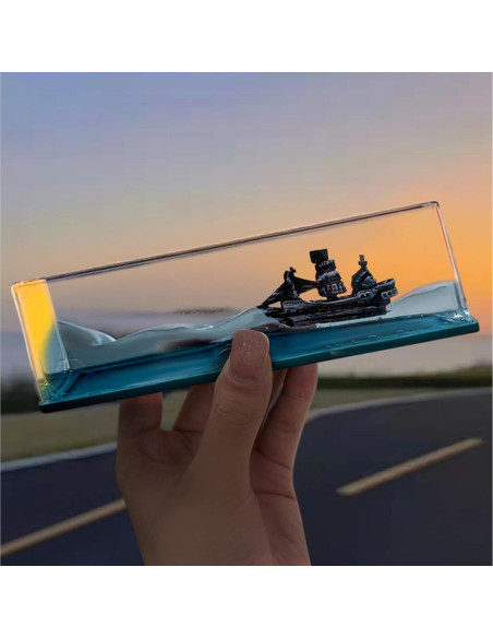 Barco Inhundible PTAEXCEL Negro 12.7x5.1 cm Juguete Decorativo