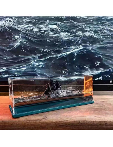 Barco Inhundible PTAEXCEL Negro 12.7x5.1 cm Juguete Decorativo