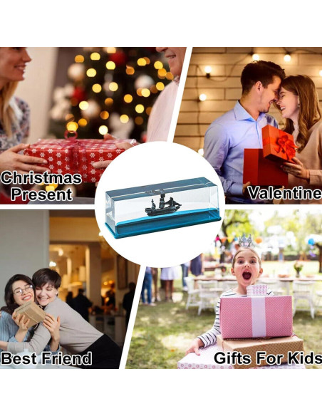 Barco Inhundible PTAEXCEL Negro 12.7x5.1 cm Juguete Decorativo