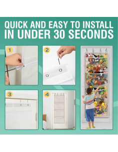 Organizador Colgante de Animales de Peluche Honeyera 166,8x58,4cm 2