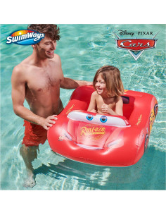 Flotador Inflable Swimways Cars Lightning McQueen 75x63 cm 2