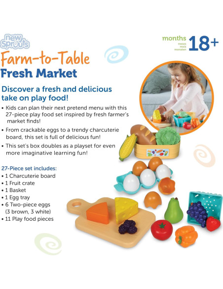 Juego de Comida de Juguete Learning Resources 27 Piezas