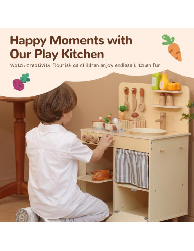 Cocina de Juguete de Madera HANGZHOUSAIPOGUO 30x50cm