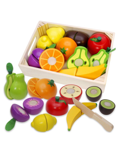 Comida de Juguete de Madera Airlab Frutas y Verduras