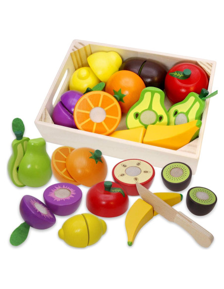 Comida de Juguete de Madera Airlab Frutas y Verduras