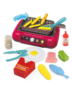 Juego de Cocina de Juguete Dudujoy con Comida Cambiante