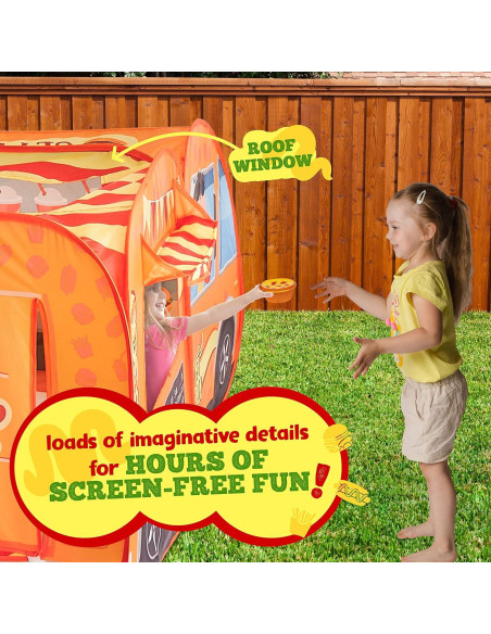 Tienda de Juego Kiddzery Food Truck 54 Piezas 152x82cm Tienda de Juego Kiddzery Food Truck 54 Piezas 152x82cm