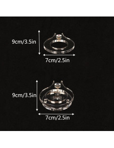 Soporte de Pared para Sable de Luz WANLIAN Acrílico Transparente 2