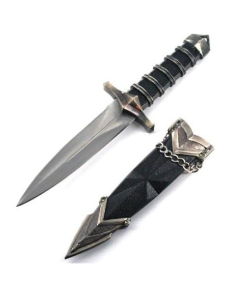 Daga Oscura del Asesino Ace Martial Arts 27,94 cm con Funda