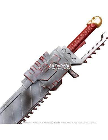 Espada de cadena roja de anime 100 cm para cosplay