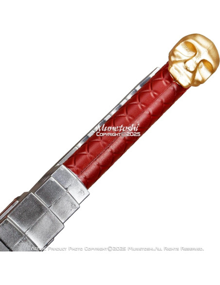 Espada de cadena roja de anime 100 cm para cosplay