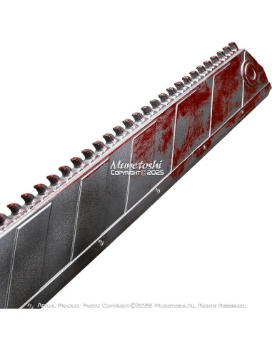 Espada de cadena roja de anime 100 cm para cosplay