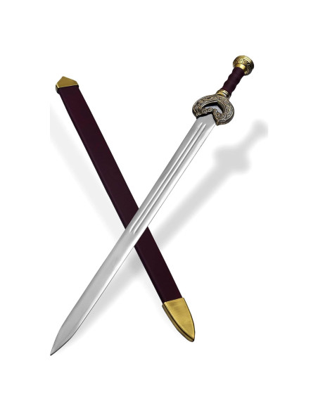 Espada de Fantasía QURESHI KNIFES 99 cm con Funda y Placa