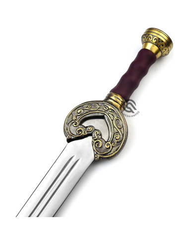 Espada de Fantasía QURESHI KNIFES 99 cm con Funda y Placa