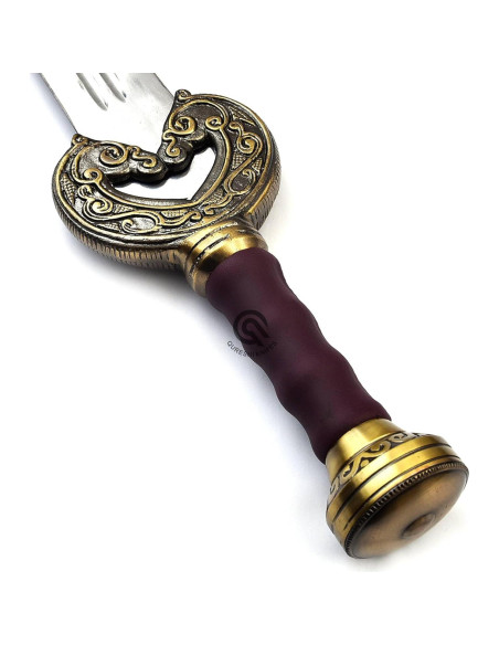 Espada de Fantasía QURESHI KNIFES 99 cm con Funda y Placa