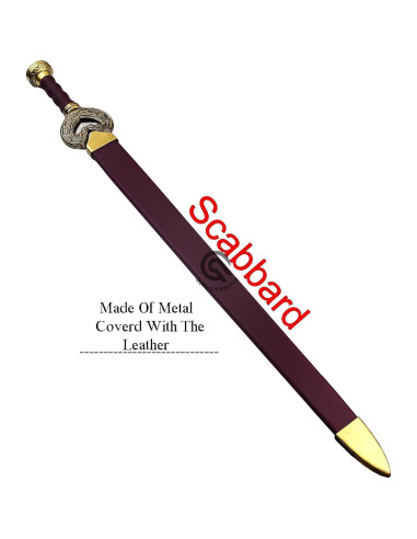 Espada de Fantasía QURESHI KNIFES 99 cm con Funda y Placa