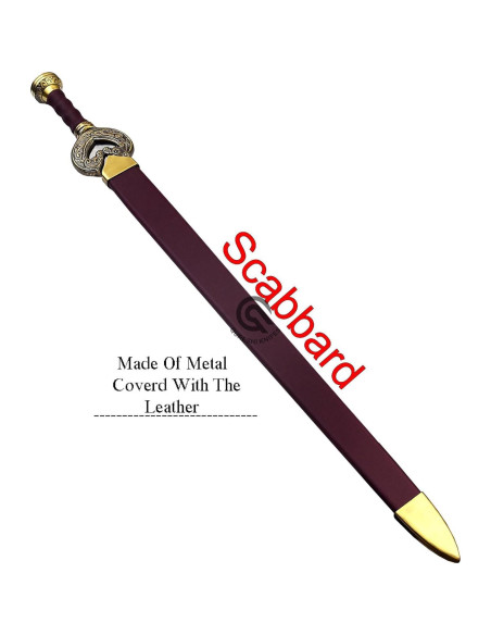 Espada de Fantasía QURESHI KNIFES 99 cm con Funda y Placa