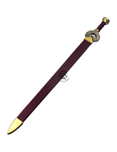 Espada de Fantasía QURESHI KNIFES 99 cm con Funda y Placa