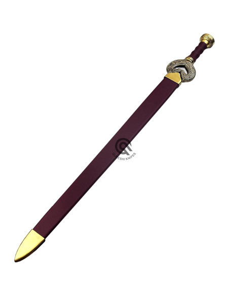 Espada de Fantasía QURESHI KNIFES 99 cm con Funda y Placa