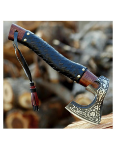 Hacha Vikinga SHINY CRAFTS 48 cm Acero Carbono con Funda