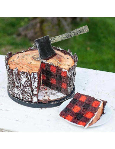 Hacha Grande Artificial Halloween Honbay 29.5 cm Realista