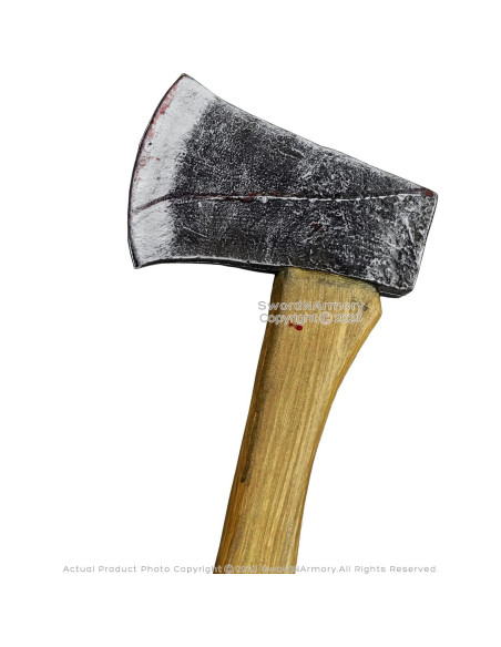 Hacha de espuma Munetoshi 33 cm para disfraz Halloween