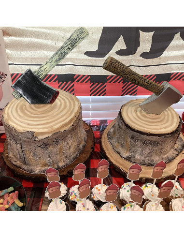 Hacha Grande Artificial Halloween Honbay 29.5 cm Realista