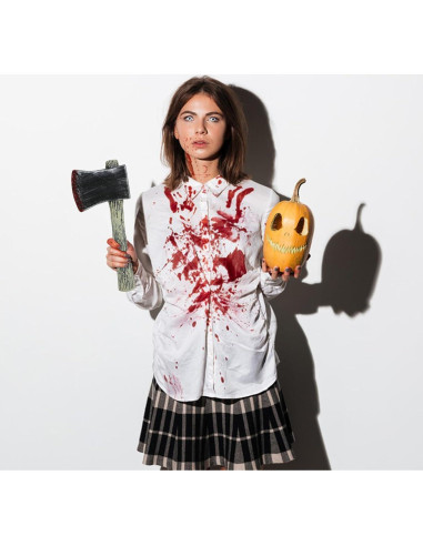 Hacha Grande Artificial Halloween Honbay 29.5 cm Realista