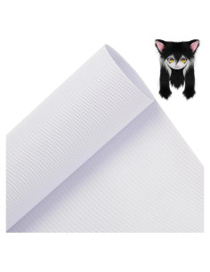 Malla de Ojos BENECREAT para Fursuit 99x30 cm PVC Blanca