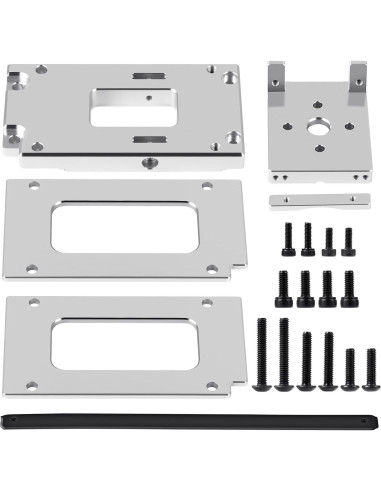 Soporte de Motor RCHUBAM Aluminio 1/5 X-MAXX 6S Plata