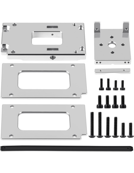 Soporte de Motor RCHUBAM Aluminio 1/5 X-MAXX 6S Plata