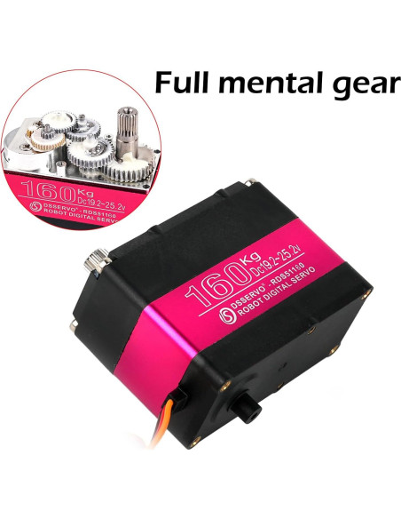 Servo Digital Wishiot 160kg Doble Eje 24V para Robótica