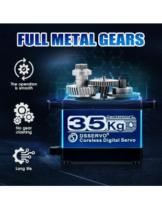 Servo Digital 35kg ANNIMOS DS3235 PRO Impermeable 270 2