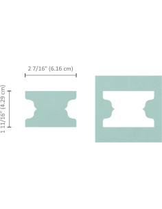 Troquel de Pestañas Archivo Mini Bira 15.24 cm para Manualidades 2