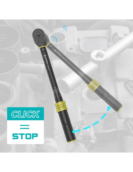 Llave de Torque ANPUDS 3/8" 5-45 Ft-Lb / 6.8-61 Nm Ligera