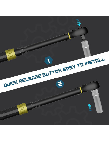 Llave de Torque ANPUDS 3/8" 5-45 Ft-Lb / 6.8-61 Nm Ligera