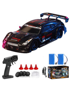 Coche RC Drift 4WD KAIMIO 1:16 30KM/H con Luces LED